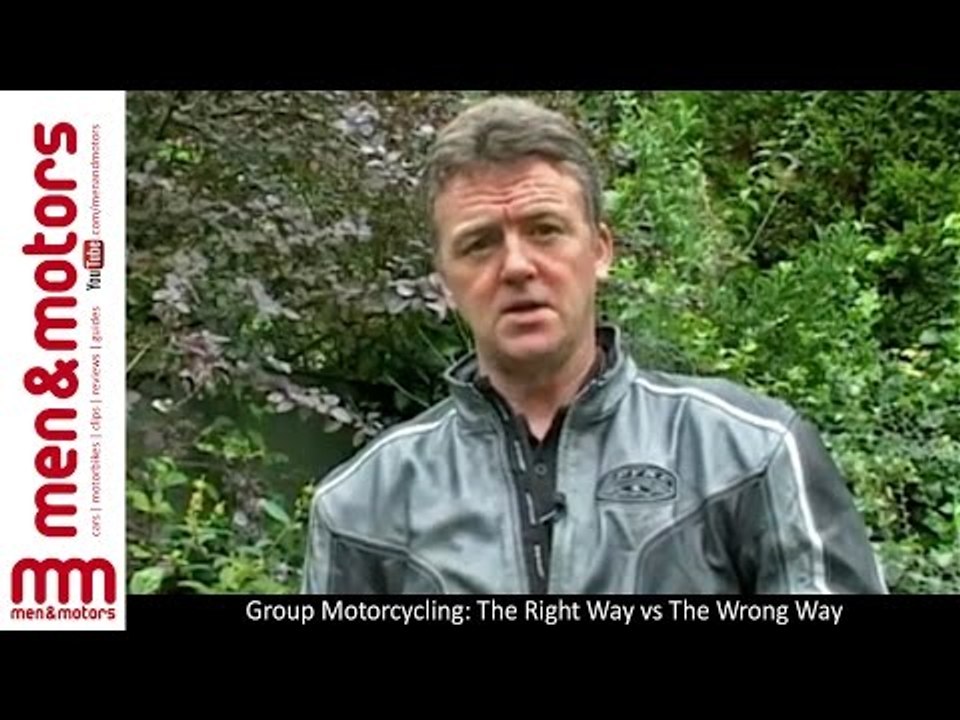 Group Motorcycling: The Right Way vs The Wrong Way