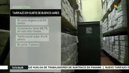 Argentina: mayo iniciará con más tarifazos