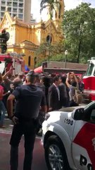 PRESIDENTE TEMER SENDO EXPULSO EM SÃO PAULO