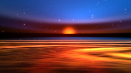 4K 2Min Peaceful Sea Sunset Ambient Multi-Camera Animation