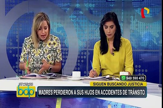 Madres piden justicia para sus hijos fallecidos en accidentes de tránsito
