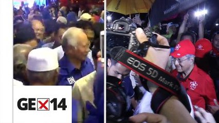 Download Video: Najib, Tun M visit KL during campaign period