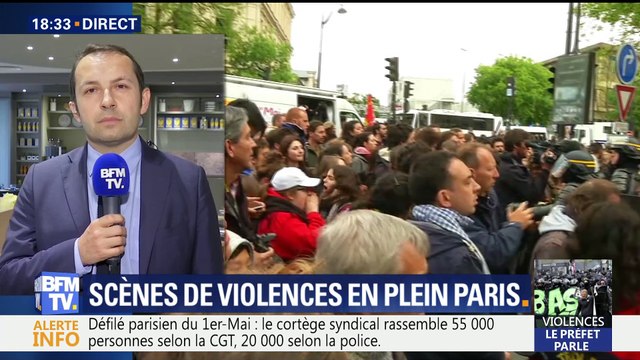 Violences à Paris: Les blacks blocs sont des militants d'extrême gauche qui viennent pour casser et mettre à sac nos villes , Sébastien Chenu