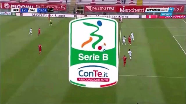 1-1 Samuel Di Carmine Goal Italy Serie B - 01.05.2018 Perugia Calcio 1-1 Salernitana