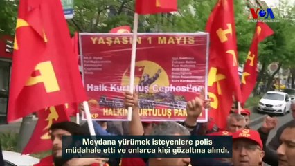 Taksim’de 1 Mayıs’ı Kutlamak İsteyenlere Gözaltı