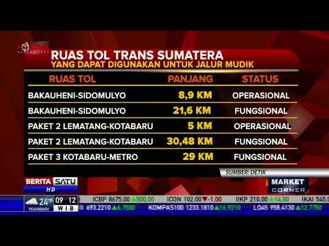 Inilah Ruas Tol Trans Sumatera Digunakan untuk Mudik Lebaran 2018
