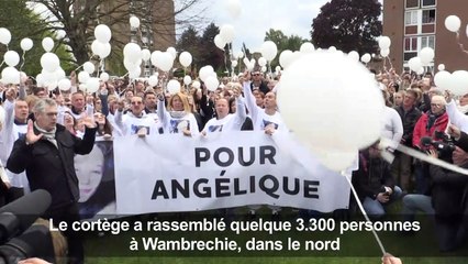 Angélique: une marche blanche rassemble 3.300 personnes