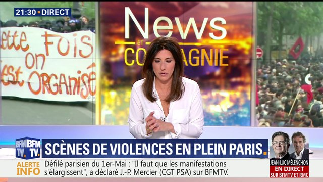 Défilé du 1er-Mai: 1 200 black blocs provoquent des scènes de violences en plein Paris (2/2)