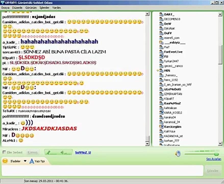 Camfrog Sönmez 2018 Yeni
