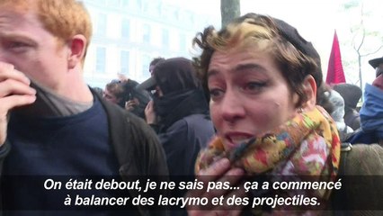 1er Mai: les manifestants dénoncent l'usage de lacrymo à Paris