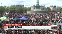 May Day protests in Paris turn violent