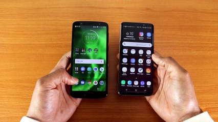 Motorola Moto G6 Vs Galaxy S9 Speed Test