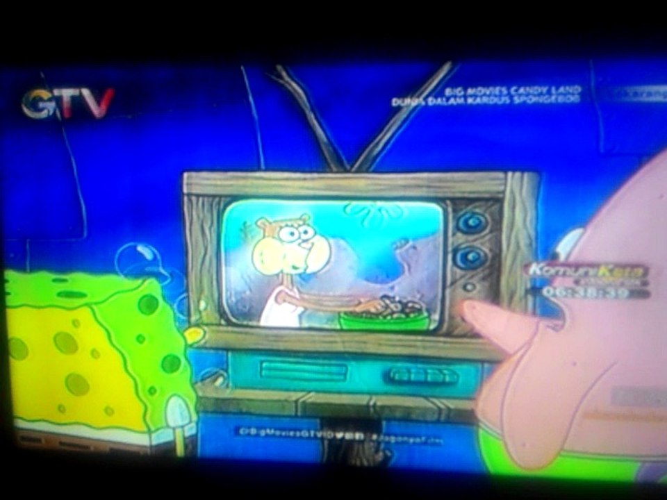 spongebob dan patrick ke rumah sandy