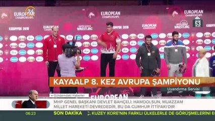 Rus rakibi Vitali Shchur'u yenerek Avrupa şampiyonu oldu