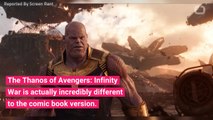 How Movie Thanos Is Different From Comic Book Thanos