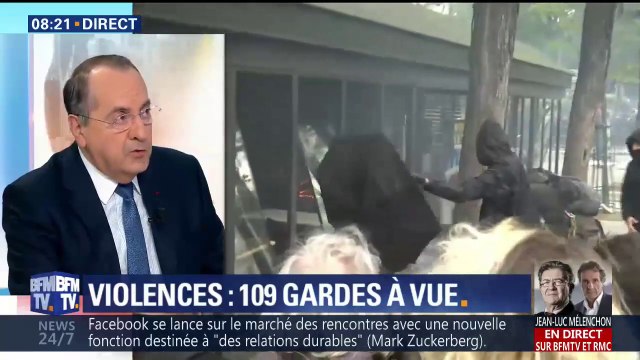 1er mai: 109 gardes à vue, 283 interpellations , assure le préfet de police de Paris