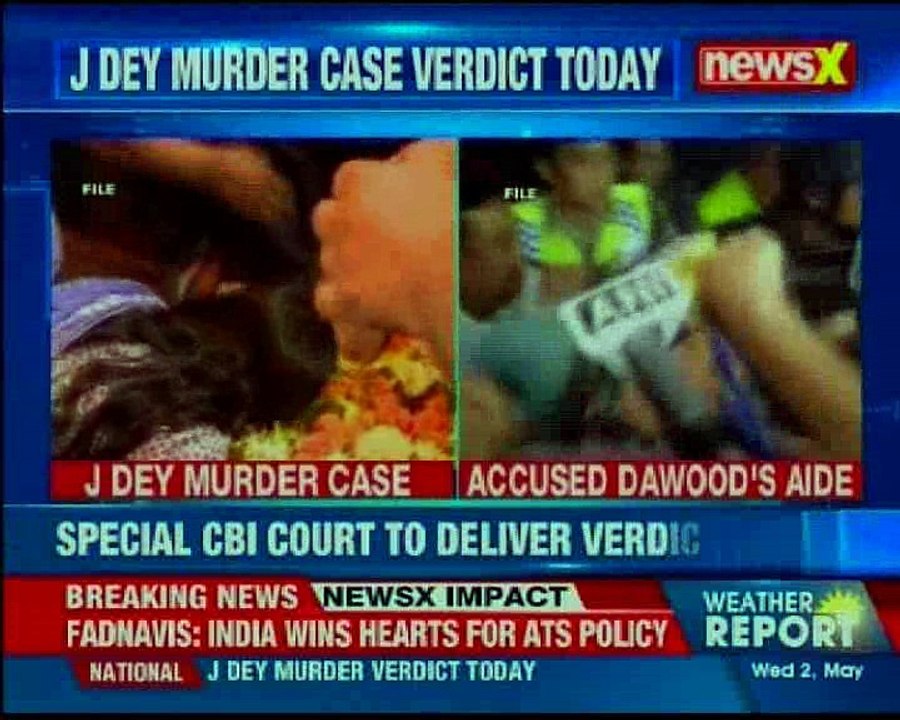 J Dey murder case verdict today; Mumbai journalist Jyotirmoy Dey shot dead in 2011