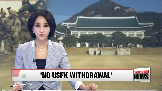 U.S. Forces should stay in S. Korea even if there's peace treaty: Blue House