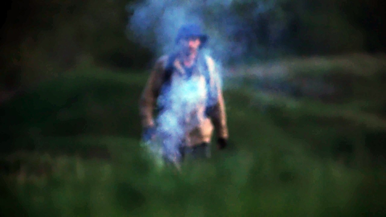 The Stranger and bonfire - Apocalyptic WebSeries