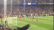 ¡Respeto! La afición de Real Madrid aplaudiendo el partido de James Rodriguez