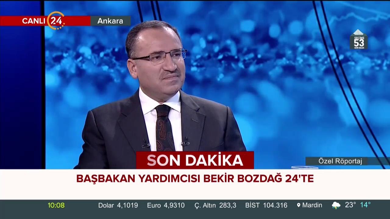 Bekir Bozdağ 24 TV'de