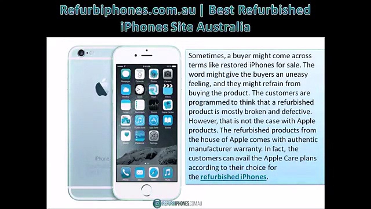 Refurbiphones.com.au | Best Refurbished iPhones Site Australia