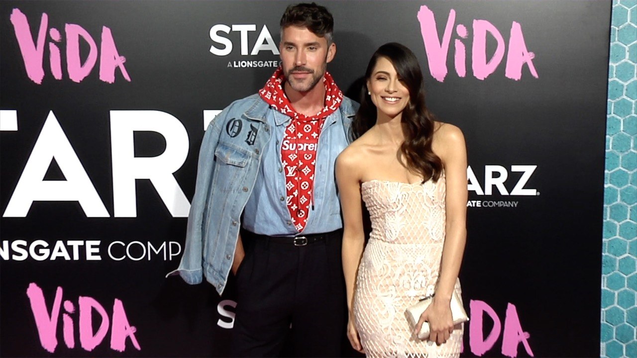 Robert Sepulveda Jr. and Maria-Elena Laas STARZ "Vida" Premiere Pink Carpet