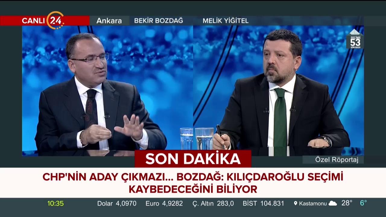 Bekir Bozdağ 24 TV'de