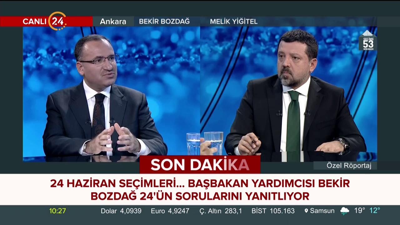 Bekir Bozdağ 24 TV'de
