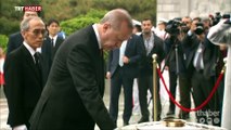 Cumhurbaşkanı Erdoğan, başkent Seul'de Ulusal Mezarlığı ziyaret etti