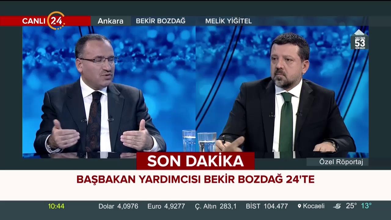 Bekir Bozdağ 24 TV'de