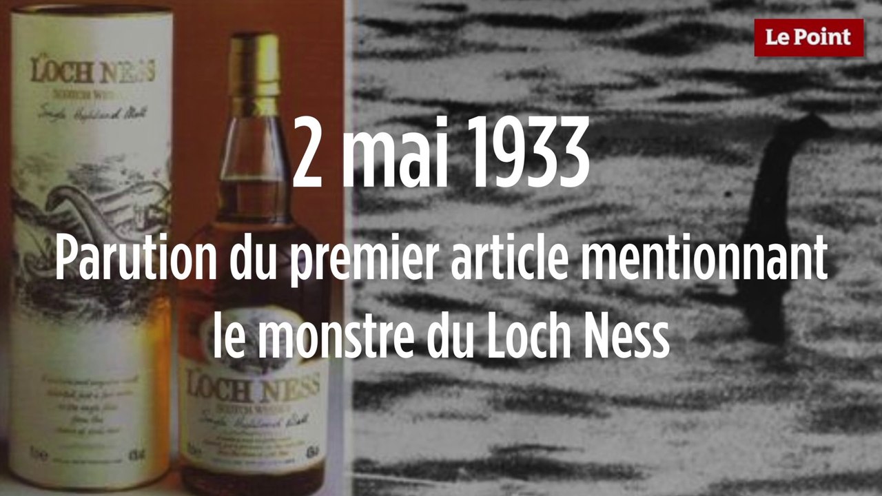 2 mai 1933 : Parution du premier article mentionnant le monstre du Loch Ness