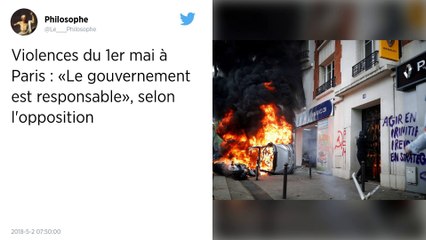 Violences du 1er-Mai. 109 personnes en garde à vue, Collomb promet « plus de forces de l'ordre ».