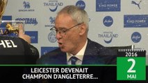 Il y a 2 ans - Leicester remportait la Premier League