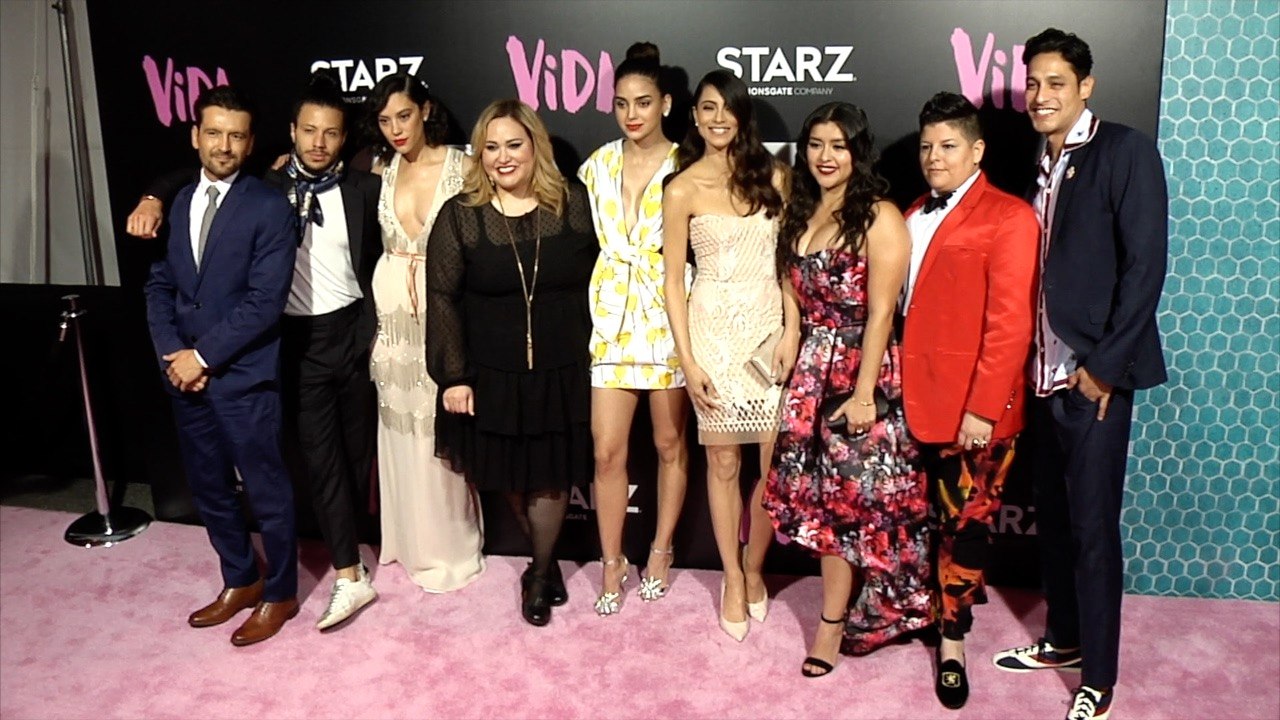 STARZ "Vida" Premiere Pink Carpet With Cast Melissa, Mishel, Maria-Elena, Ser, Carlos