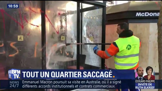 1er mai : après les dégâts à Paris, le ras-le-bol et la remise en état des commerces