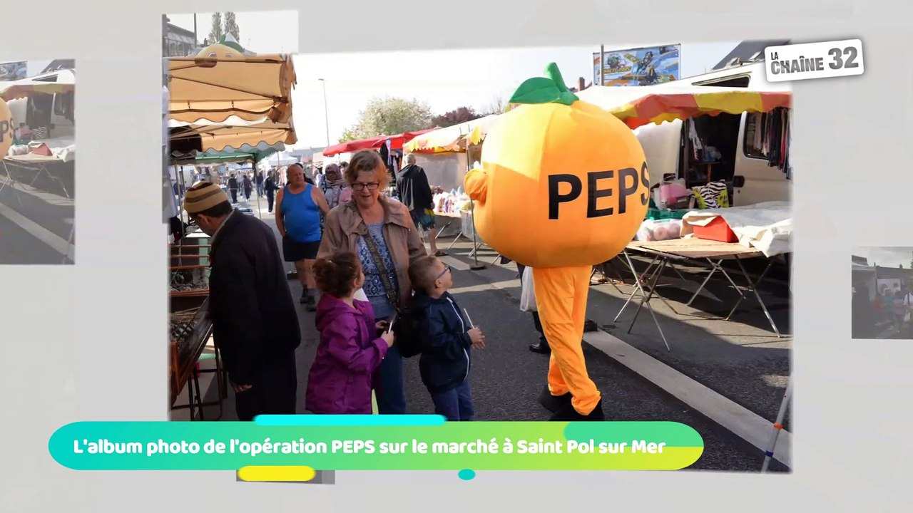 L'album photo de l'opération PEPS sur le marché à Saint Pol sur Mer