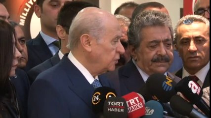 MHP Lideri Bahçeli: "İttifaklar Hayırlı Uğurlu Olsun"