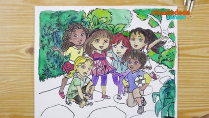 1, 2, 3… Coloriage ! | Tous au parc ! | NICKELODEON JUNIOR