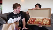 EATING OUR FEELINGS WITH SHANE DAWSON! MUKBANG! (PART 2)