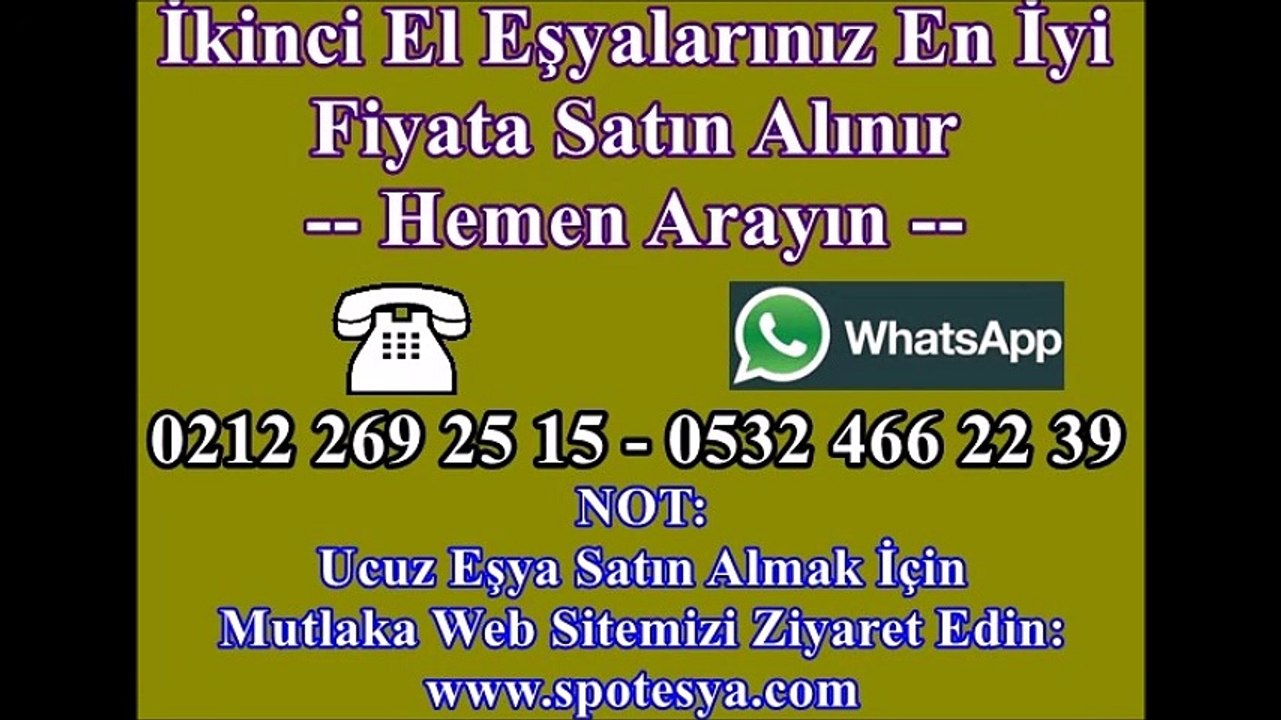 Eskici eşya alanlar
