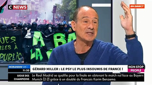 1er mai: Pour Gérard Miller, les black blocs sont des super crétins - VIDEO