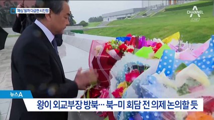 ‘차이나 패싱’에 다급해진 中…왕이 외교부장 방북
