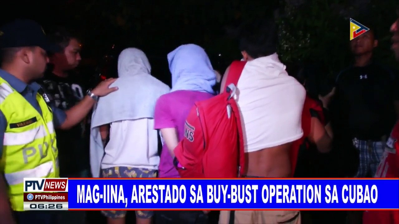 #PTVNEWS: Mag-iina, arestado sa buy-bust operation sa Cubao