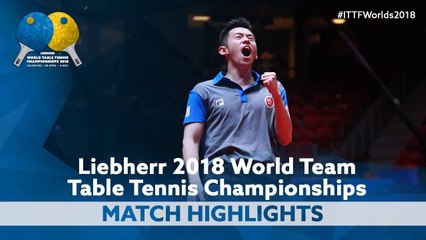 2018 World Team Championships Highlights | Patrick Franziska vs Wong Chun Ting (Groups)