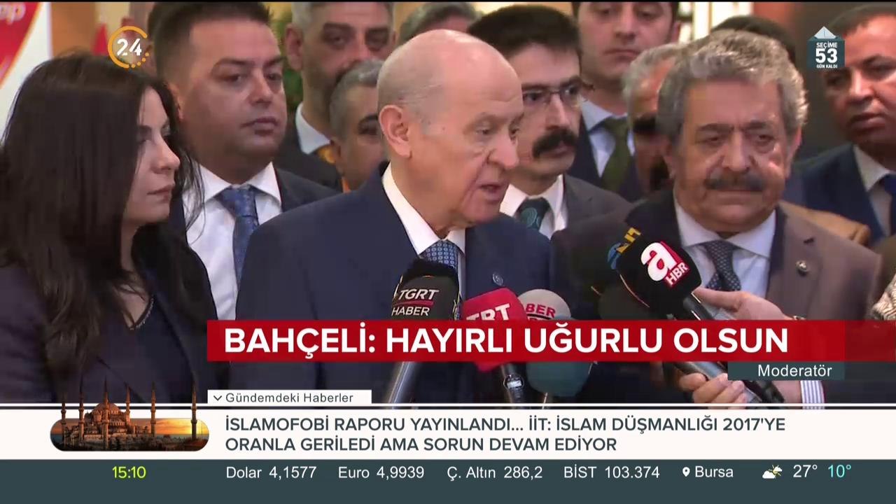 Bahçeli: Hayırlı olsun