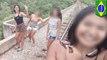 Railway bridge collapses while girls snap selfie