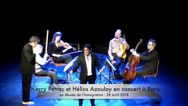 AGDE - Thierry Patrac et Hélios Azoulay en concert à Paris au Musée de l'Immigration le 28 avril 2018