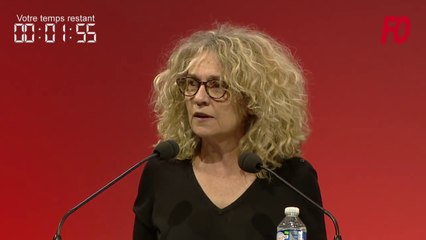 Intervention de Pascale MASET lors du 24e Congrès confédéral Force Ouvrière