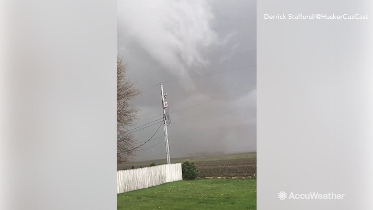 Severe weather spawns tornado in Nebraska as warning sirens wail